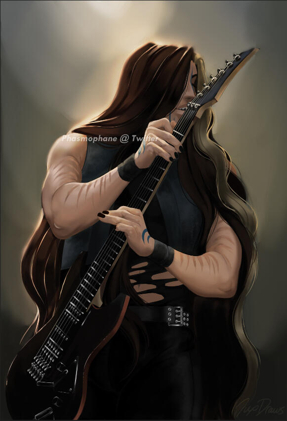 Waist Up Paint Render