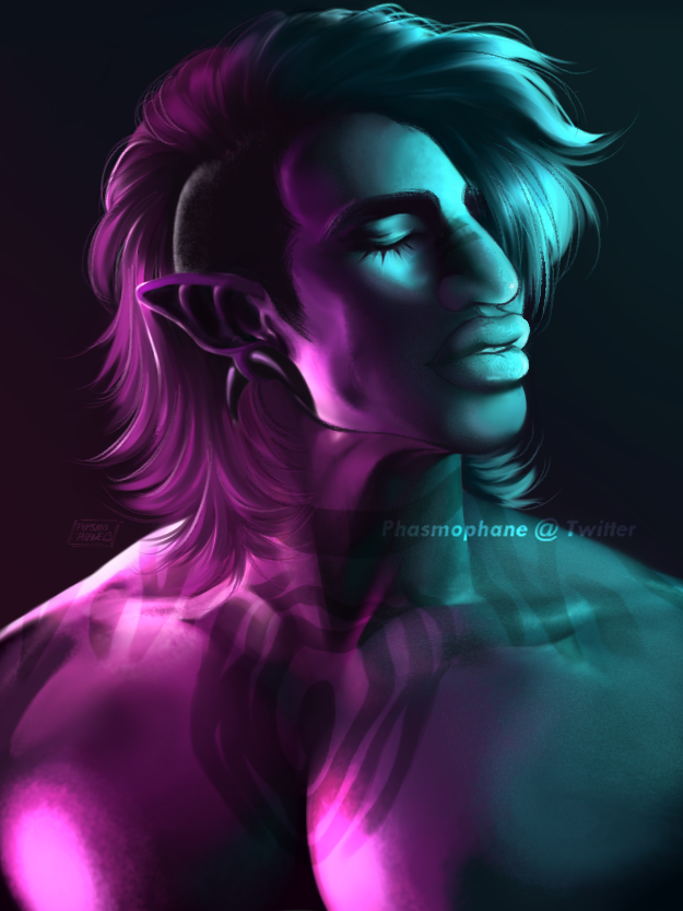 Bust Paint Render